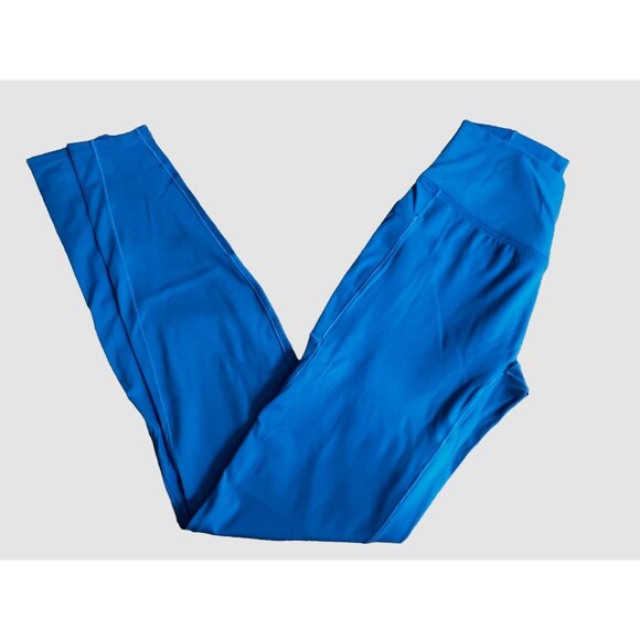 Halara Softlyzero Crossover Pocket Plain Leggings Sz Medium Womens Blue Full Len - Picture 2 of 9